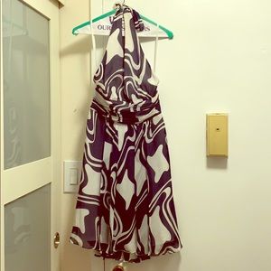 Milly halter backless dress